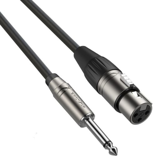 Kabel przewód mikrofonowy XLR JACK 6,3mm 5 m Roxtone SAMURAI SMXJ210L5 na Arena.pl