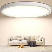 Lampa sufitowa LED 30cm 24 W 4000 K 2640 lm IP44 okrągła biała DetarZinLED