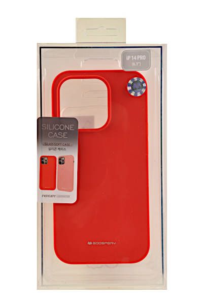 Etui Mercury Goospery Silicone do Apple iPhone 14 Pro czerwony zdjęcie 5