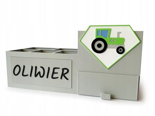 KAJAWIS Organizer na biurko XL przybornik kredki piórnik IMIĘ SZUFLADKA EKO na Arena.pl