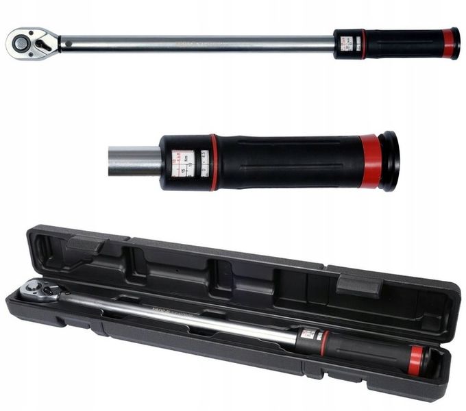 YATO KLUCZ DYNAMOMETRYCZNY 1/2" 65-350Nm CERTYFIKAT WALIZKA YT-07609 DO KÓŁ zdjęcie 10