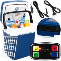 LODÓWKA TURYSTYCZNA 32L SAMOCHODOWA AGREGAT 12-230V LCD USB FUNKCJA GRZANIA