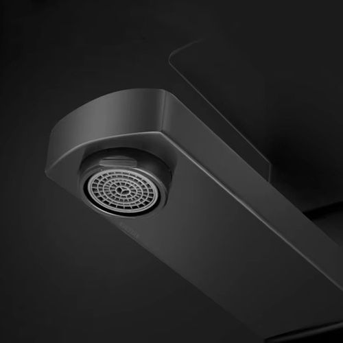 Bateria stojąca umywalkowa kran do umywalki zlewu czarna matowa WYSOKA na Arena.pl