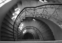 FOTOTAPETA widok schody tunel budynek 300x210