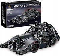 BATMOBILE MODEL DO SKŁADANIA METALOWY POJAZD BATMAN BATMOBIL 332 ELEM