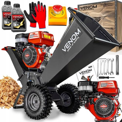 POTĘŻNY ROZDRABNIACZ SPALINOWY DO GAŁĘZI 120MM MOCNY SILNIK 420CC na Arena.pl