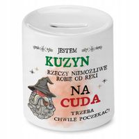 Skarbonka Dla Kuzyna Na Urodziny Prezent Z Nadrukiem Ze Zdjęciem