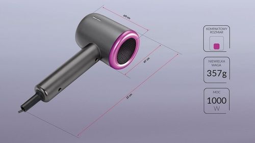 Suszarka do włosów TURYSTYCZNA MAŁA SKŁADANA na Arena.pl