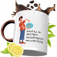 Kubek Bordowy Dla Akwarysty Na Urodziny Prezent Z Nadrukiem Ze Zdjęciem