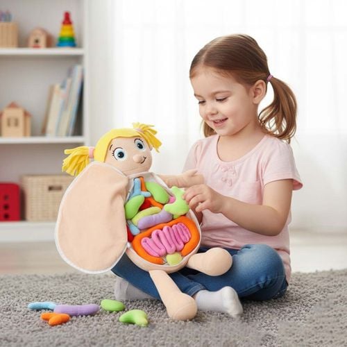 INTERAKTYWNA LALKA EDUKACYJNA DO NAUKI ANATOMII na Arena.pl