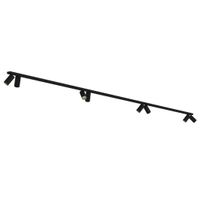 Ruchoma lampa sufitowa Mono do sypialni czarna złota