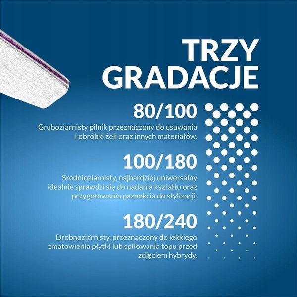Stylistic Pilnik Łódka 180/240 50szt. zdjęcie 3