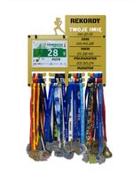 Wieszak na medale i numery startowe REKORDY RUN twoje imię 18.1