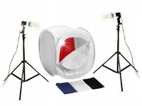 ZESTAW do fotografii bezcieniowy 2x325W namiot 60x