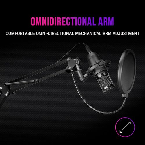 Mars Gaming MMICPRO, Mikrofon USB do Komputera ze Statywem IDEALNY PREZENT na Arena.pl