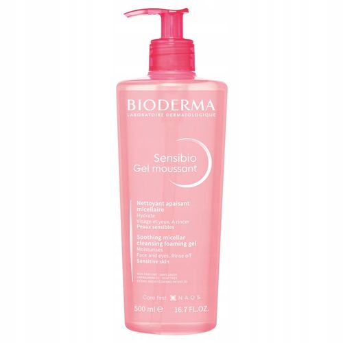 Bioderma Sensibio Gel Moussant Łagodzący Żel Micelarny Do Twarzy 500ml na Arena.pl