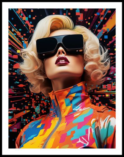 Plakat 50x65cm Retro Futuryzm na Arena.pl