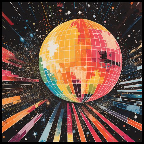 Plakat 100x100cm Disco Gra! na Arena.pl