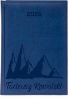 STYLOWY kalendarz z napisem A4 2026 KSIĄŻKOWY PLANER TYGODNIOWY z grawerem