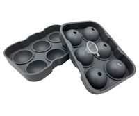 forma silikonowa na 6 kul lodowych do drinków napojów