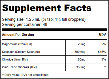 Trace Minerals Research Ionic Selen 300 mcg 59 ml na Arena.pl