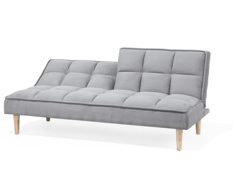 Sofa rozkładana jasnoszara SILJAN zdjęcie 4