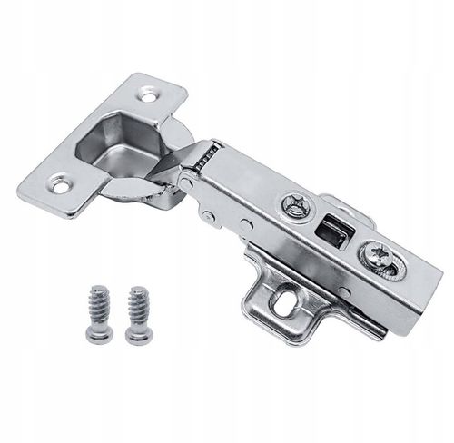 Zawias meblowy prosty nakładany CICHY DOMYK 110° GTV-HC Eurowkręty 100 na Arena.pl