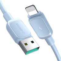 kabel przewód do iphone usb-a - lightning 2.4a 1.2m niebieski