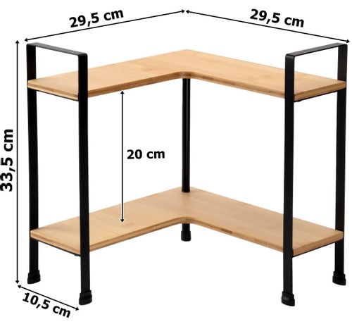 Półki na przyprawy SARITA bambusowe na Arena.pl