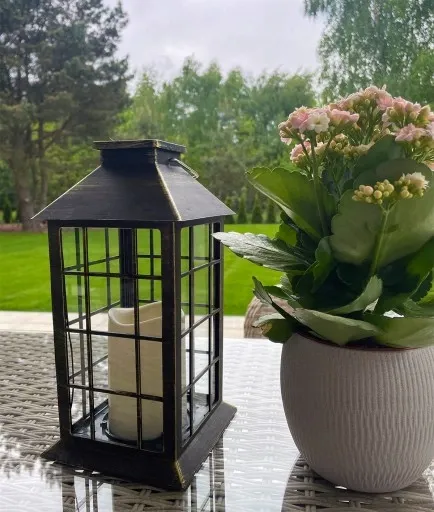 2x Latarenka ogrodowa LED SOLARNA Lampion Latarnia SuperLED zdjęcie 2