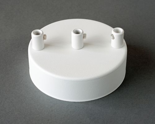 Podsufitka Biała 3 otwory 100mm + biały hamulec na Arena.pl