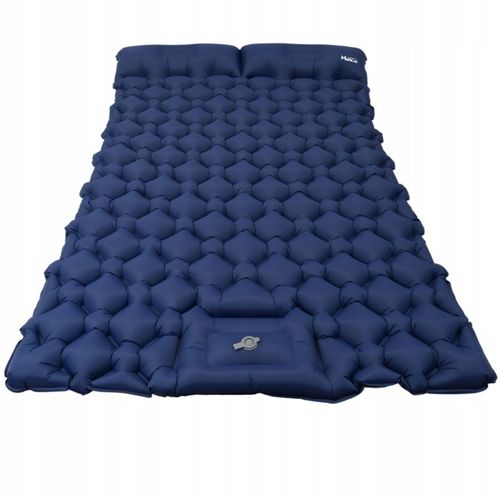 Materac Dmuchany Łóżko Dwuosobowe Z Pompką Do Spania Turystyczne Mata Lekka na Arena.pl