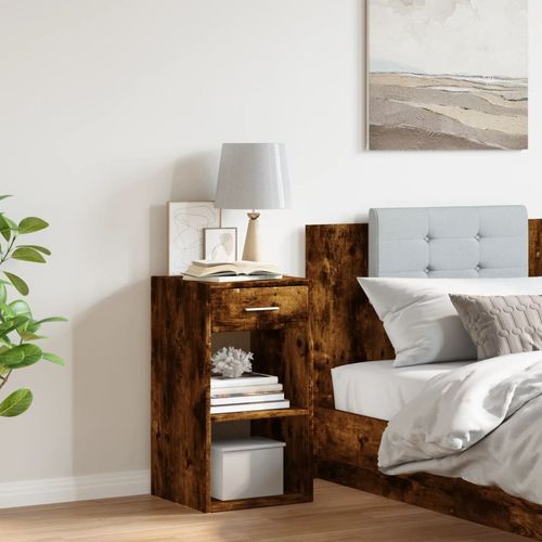 Szafka nocna, przydymiony dąb, 35x34x65 cm na Arena.pl