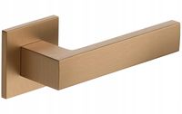 KLAMKA DRZWIOWA CUBE SLIM KOLOR BRĄZ CZEKOLADOWY