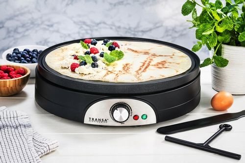 DUŻA Naleśnikarka DWUSTRONNA PANCAKE 2w1 DualPancake XXXL TRANSA 1500W na Arena.pl