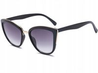Okulary Damskie Czarne Kocie Oko Eleganckie