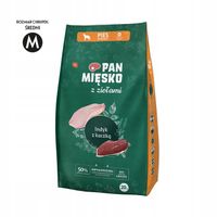 Pan Mięsko z Ziołami Indyk z kaczką chrupki M 20kg