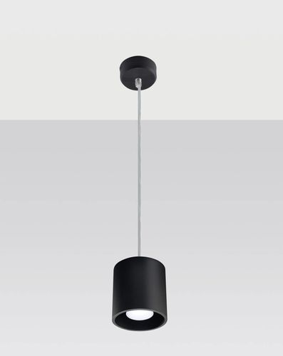 Wisząca LAMPA SL.0051 metalowa OPRAWA zwis tuba czarna na Arena.pl