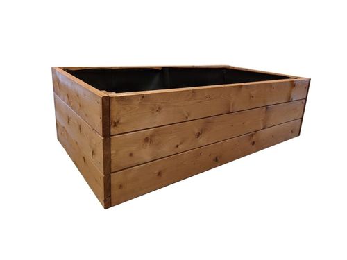 Kwietnik drewniany podniesiony 136 x 78 x 42 cm na Arena.pl