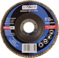 Stoner Tarcza listkowa 125mm P40 do szlifowania metalu i drewna