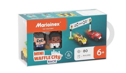 Klocki Mini Waffle 80 Elementów Wyścig na Arena.pl