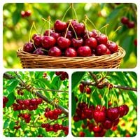 CZEREŚNIA BAWOLE SERCE OWOCE GIGANTY BORDOWA MIĘSISTA WYBORNA STARA ODMIANA