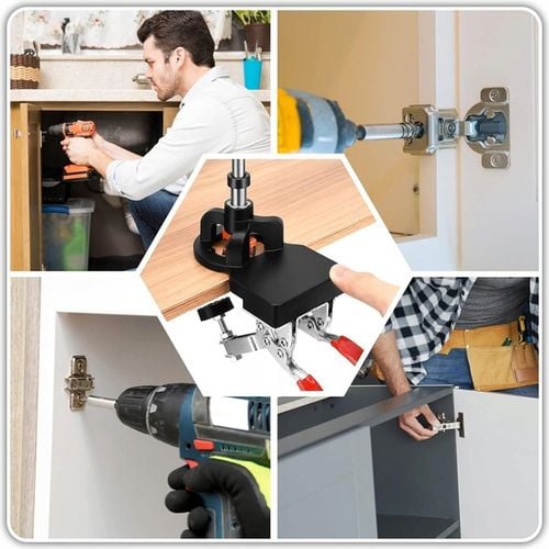 SZABLON DO WIERCENIA OTWORÓW POD ZAWIAS FREZ DO PUSZEK ZNACZNIK na Arena.pl