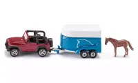 Jeep z przyczepą na konie 1:55