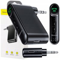 TRANSMITER SAMOCHODOWY BLUETOOTH AUX BASEUS ZESTAW GŁOŚNOMÓWIĄCY +