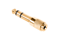 ZLA0325 Zlacze Jack 6.3/3.5 zloty-metal