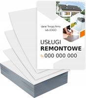 Ulotki A6 reklamowe firmowe USŁUGI REMONTOWE GOTOWY PROJEKT GRATIS 100 szt