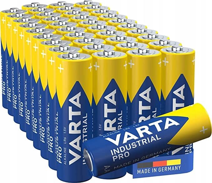 40x Bateria Varta Industrial alkaliczna AA R6 1,5V zdjęcie 1