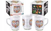 kubek serce polska - poland folk