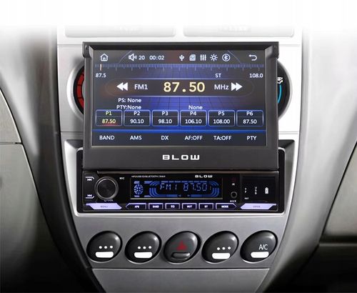 RADIO SAMOCHODOWE 1-DIN 7 CALI WYSUWANY DOTYKOWY EKRAN CARPLAY ANDROID na Arena.pl